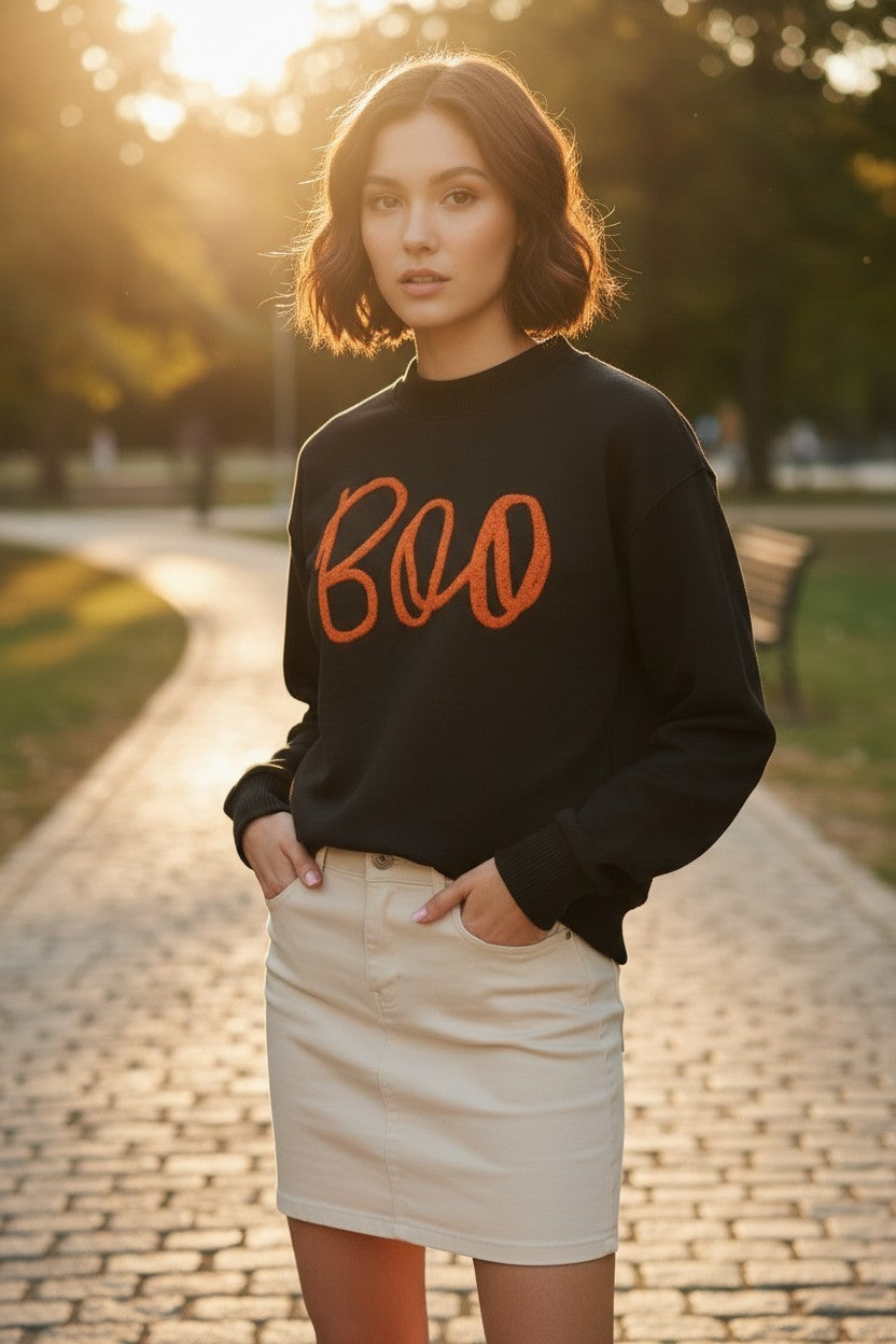 BOO Graphic Sweatshirt