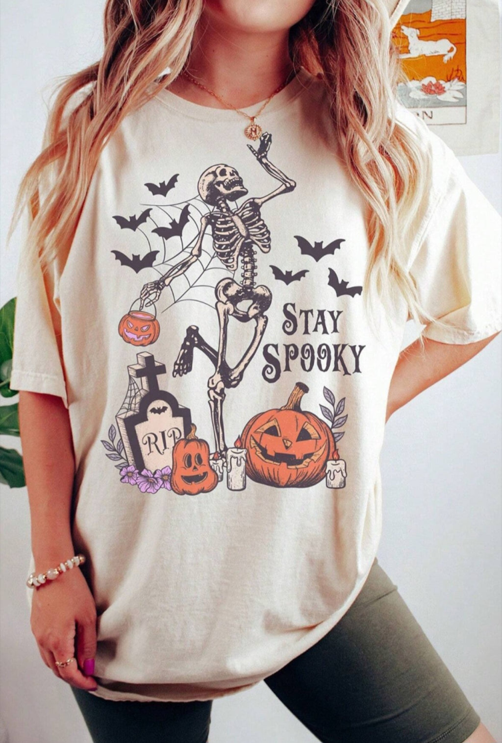 Stay Spooky Oversized Graphic Tee