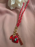 UGA Bulldogs Charm Necklace