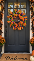 "If The Broom Fits, Fly It" Halloween Deco Mesh Wreath