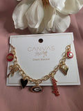 UGA Bulldogs Charm Bracelet