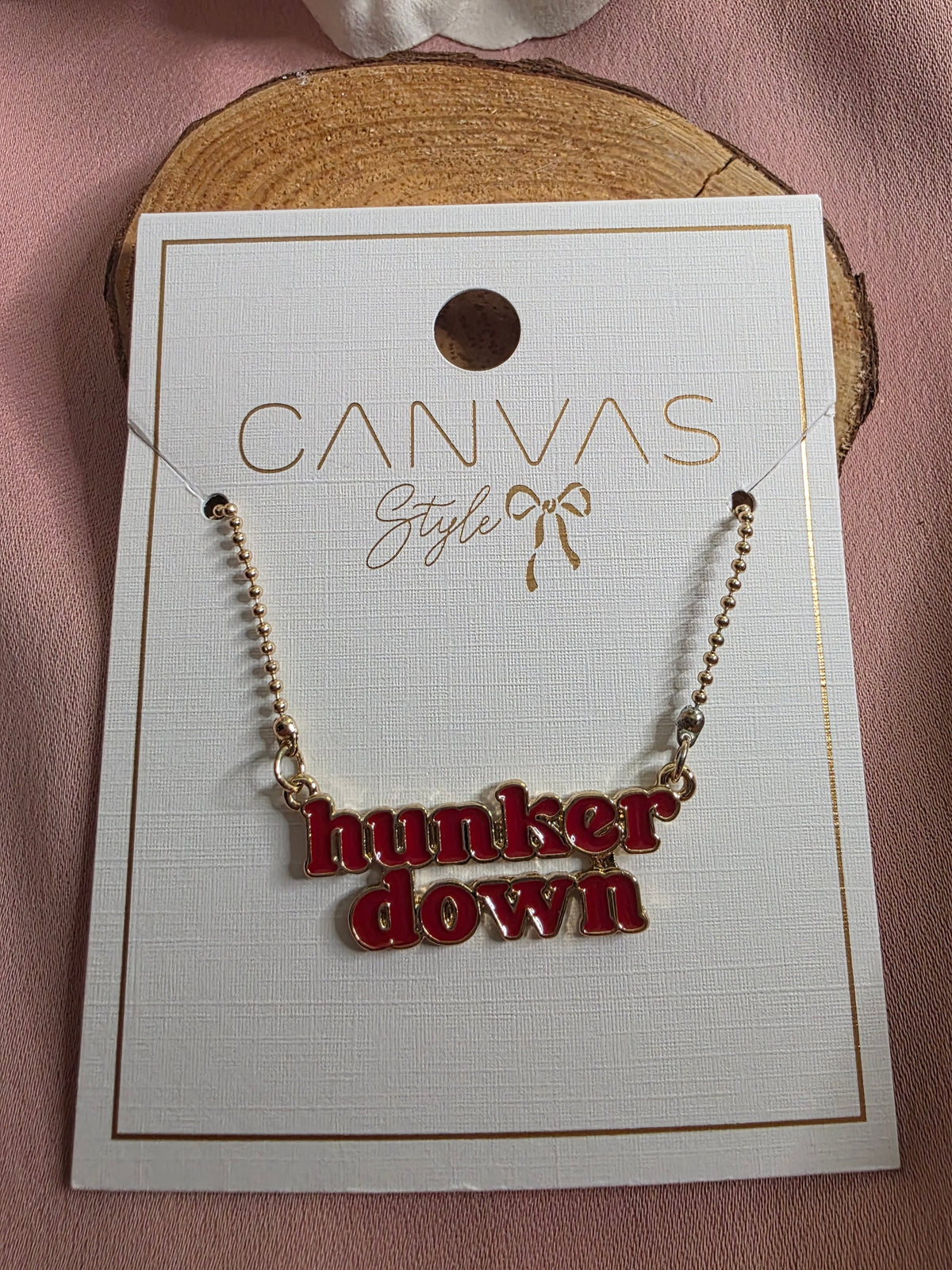 Hunker Down Necklace